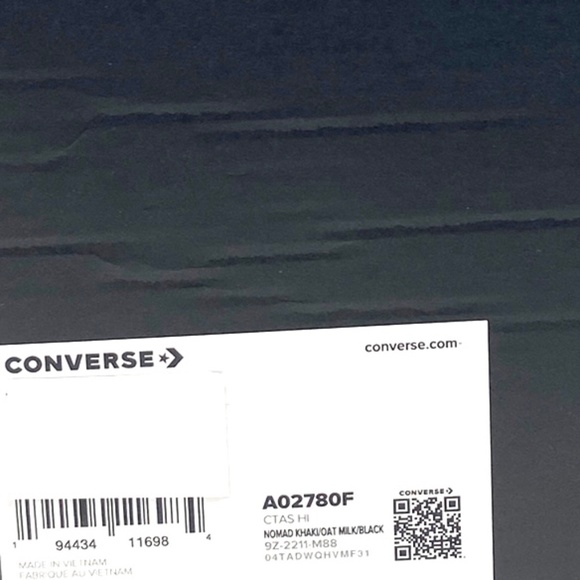 Converse Chuck Taylor High Top Shoes Nomad Khaki Canvas Women's Sneakers A02780F - Picture 9 of 10